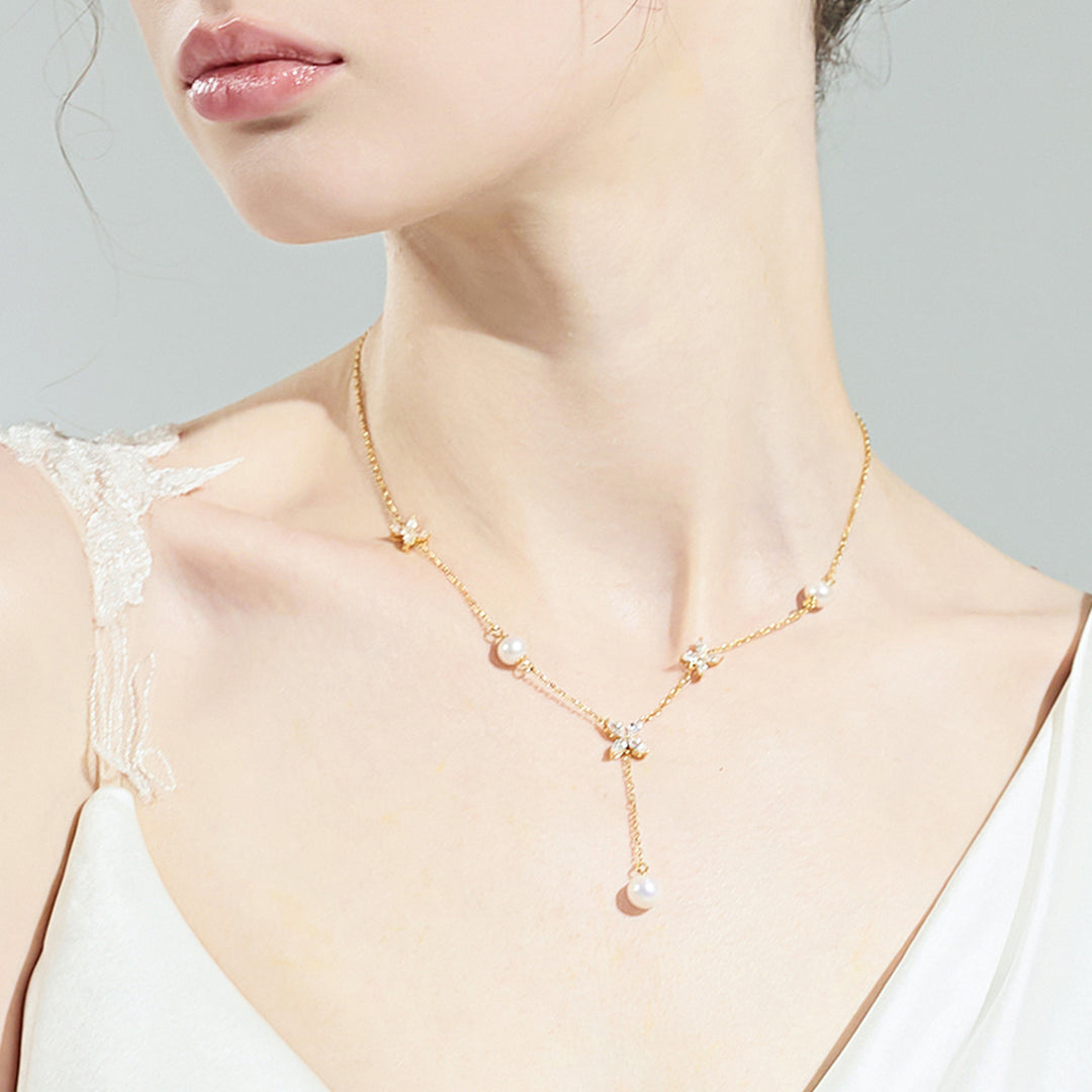 Top Grade Freshwater Pearl Necklace WN00561 | EVERLEAF - PEARLY LUSTRE