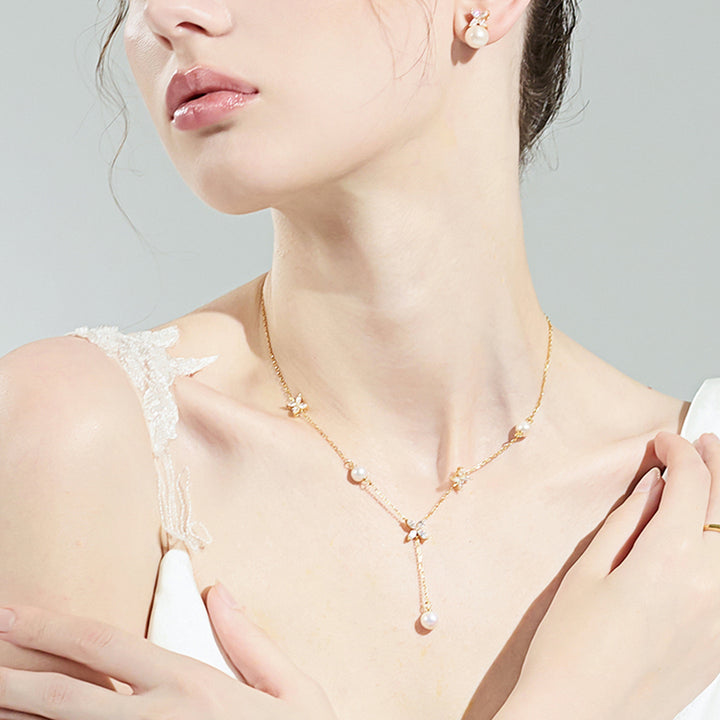 Top Grade Freshwater Pearl Necklace WN00561 | EVERLEAF - PEARLY LUSTRE