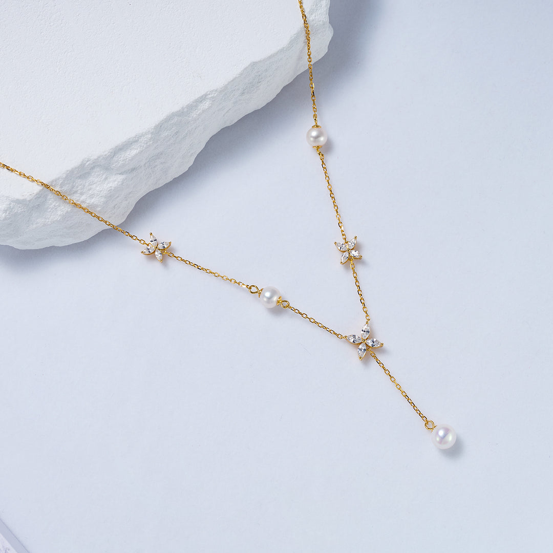 Top Grade Freshwater Pearl Necklace WN00561 | EVERLEAF - PEARLY LUSTRE
