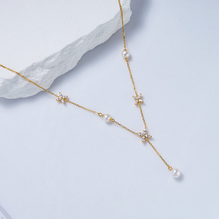 Top Grade Freshwater Pearl Necklace WN00561 | EVERLEAF - PEARLY LUSTRE