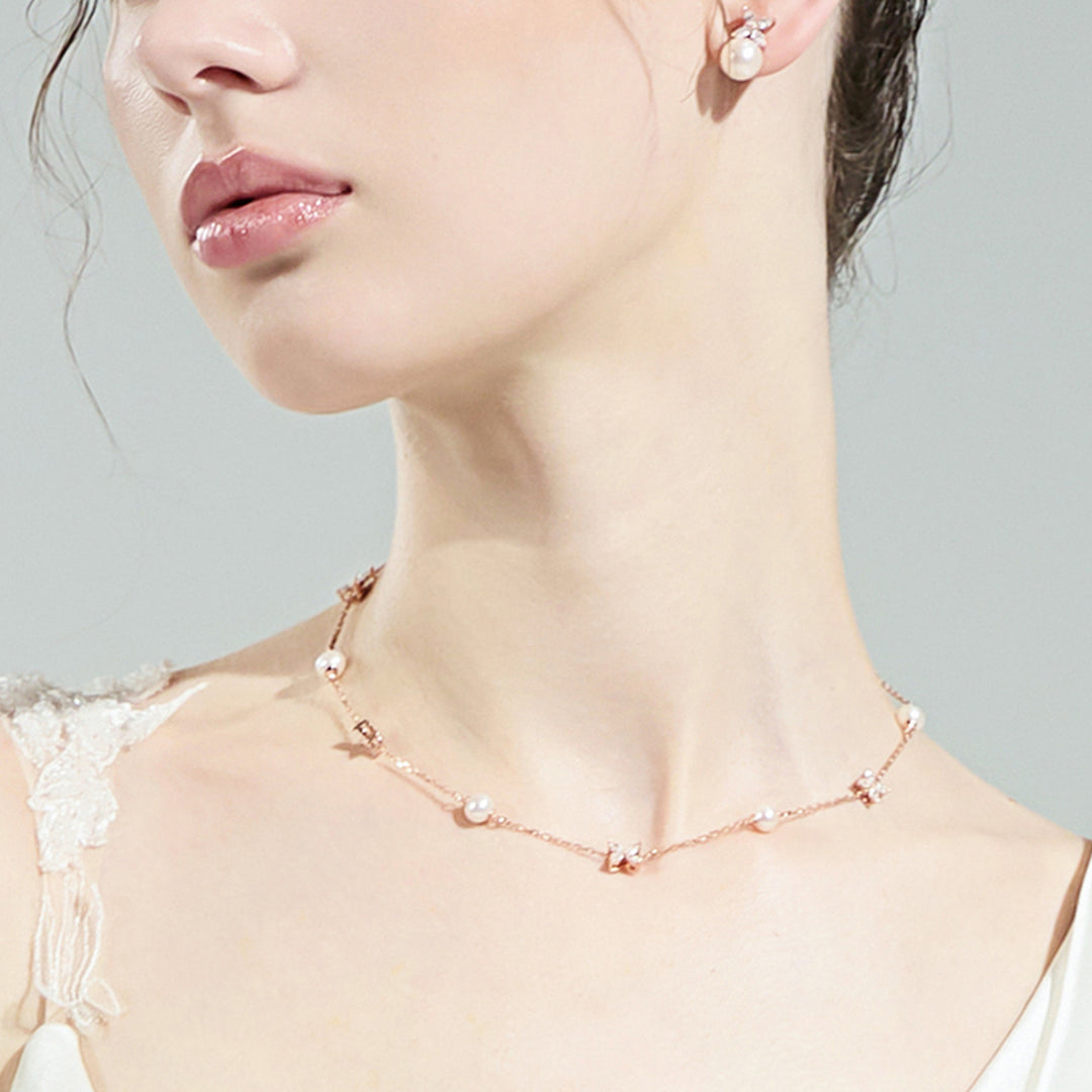 Top Grade Freshwater Pearl Necklace WN00565 | EVERLEAF - PEARLY LUSTRE