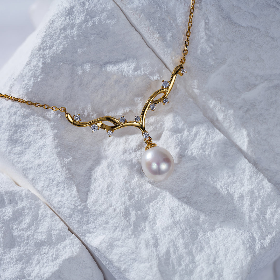 Top Grade Freshwater Pearl Necklace WN00578 | STARRY - PEARLY LUSTRE