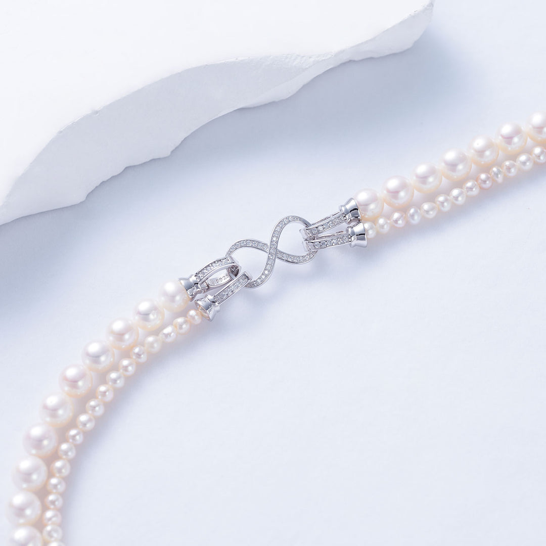 Elegant Multi-Style Freshwater Pearl Necklace WN00582 - PEARLY LUSTRE