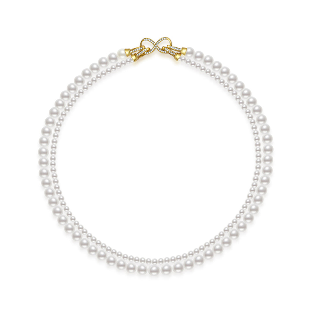 Elegant Multi-Style Freshwater Pearl Necklace WN00582 - PEARLY LUSTRE