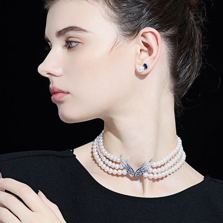 Top Grade Freshwater Pearl Earrings WE00682 | OCEAN - PEARLY LUSTRE