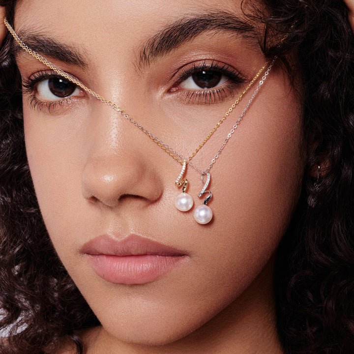 Top Grade Freshwater Pearl Necklace WN00609 | S Collection - PEARLY LUSTRE