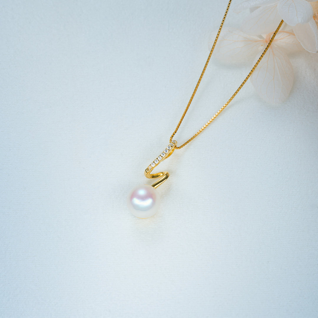 Top Grade Freshwater Pearl Necklace WN00609 | S Collection - PEARLY LUSTRE