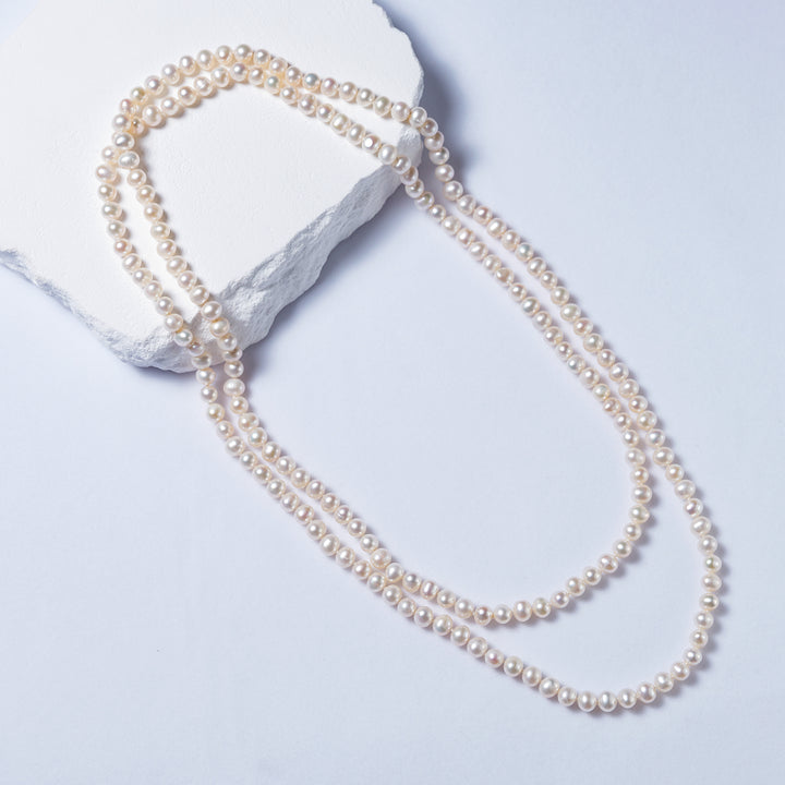 1.2 Meter Long Freshwater Pearl Necklace WN00610 - PEARLY LUSTRE