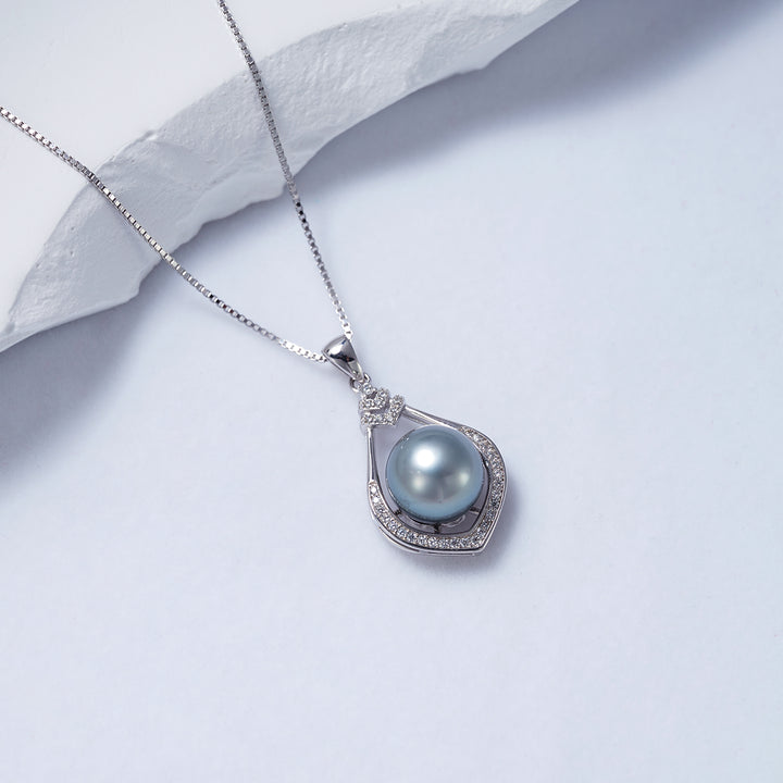 Elegant Tahitian Pearl Necklace WN00617 - PEARLY LUSTRE
