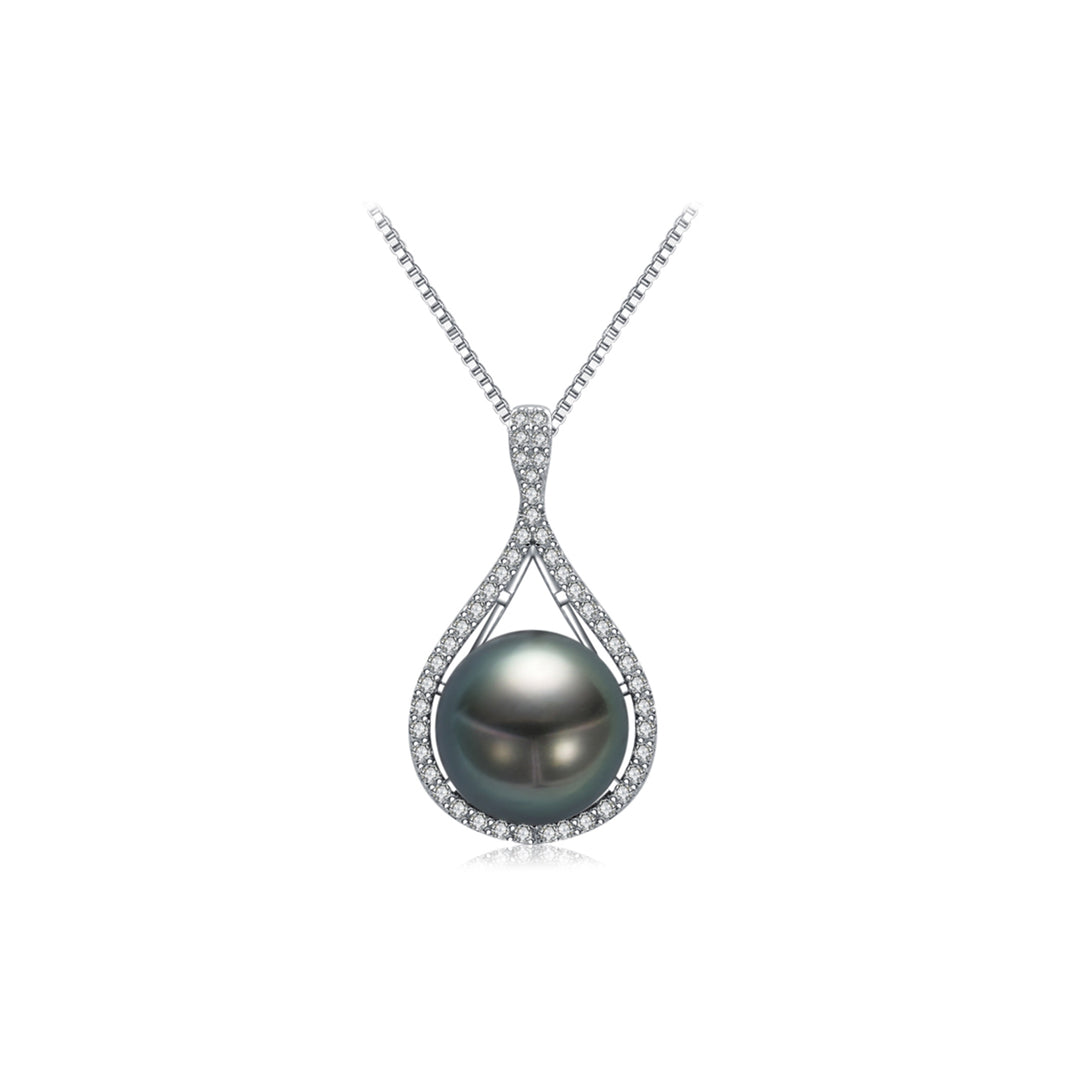 Elegant Tahitian Pearl Necklace WN00619 - PEARLY LUSTRE