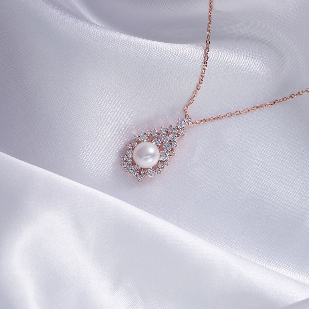 Top Grade Freshwater Pearl Necklace WN00620 |CELESTE - PEARLY LUSTRE