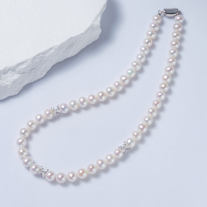 Top Grade Freshwater Pearl Necklace WN00625 | EVERLEAF - PEARLY LUSTRE