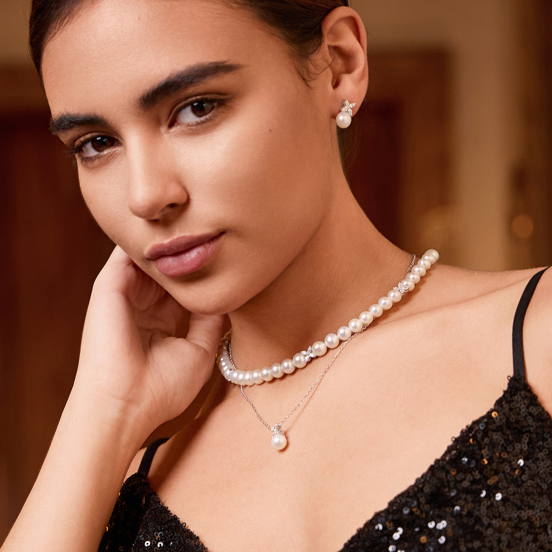 Top Grade Freshwater Pearl Necklace WN00625 | EVERLEAF - PEARLY LUSTRE