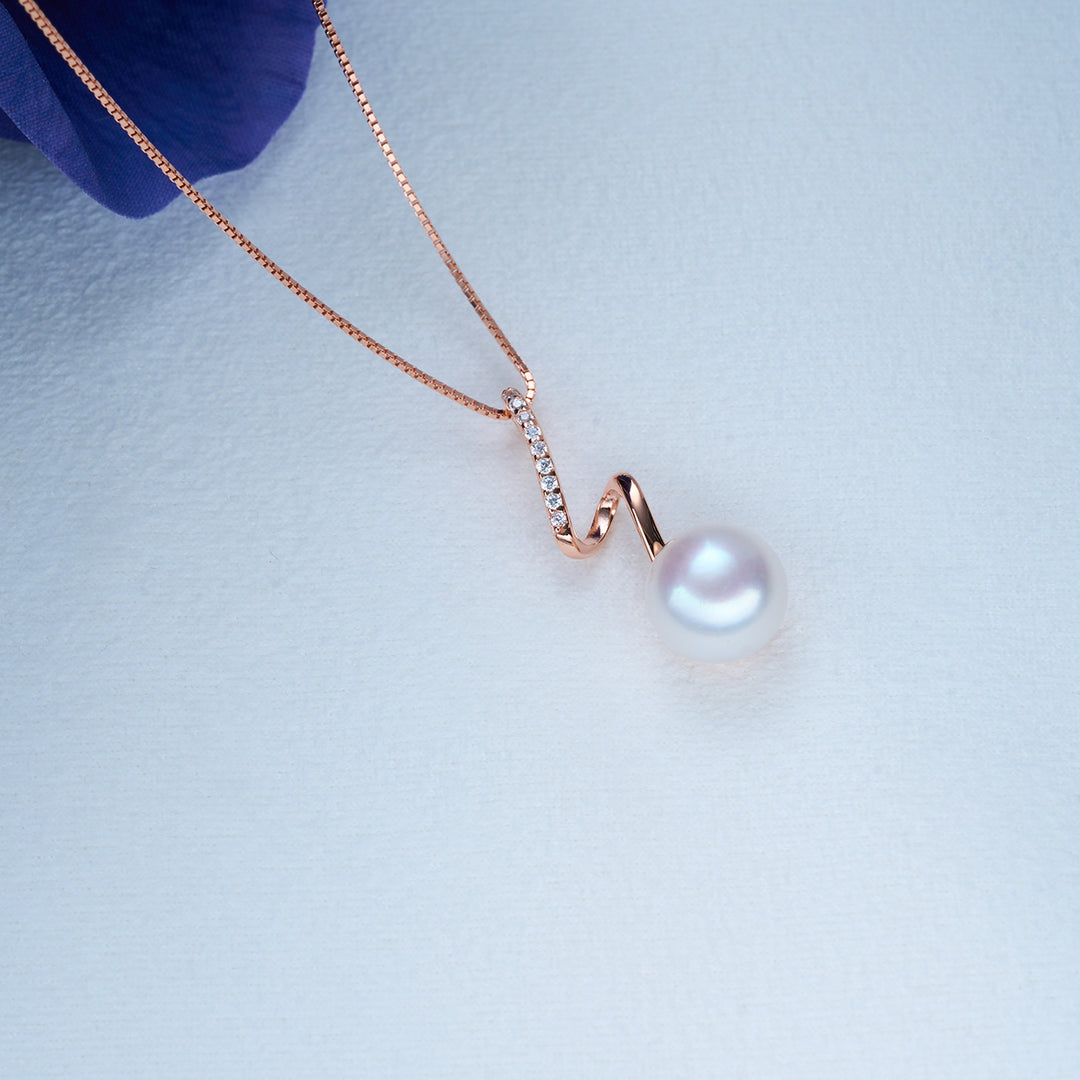 Top Grade Freshwater Pearl Necklace WN00629 | S Collection - PEARLY LUSTRE