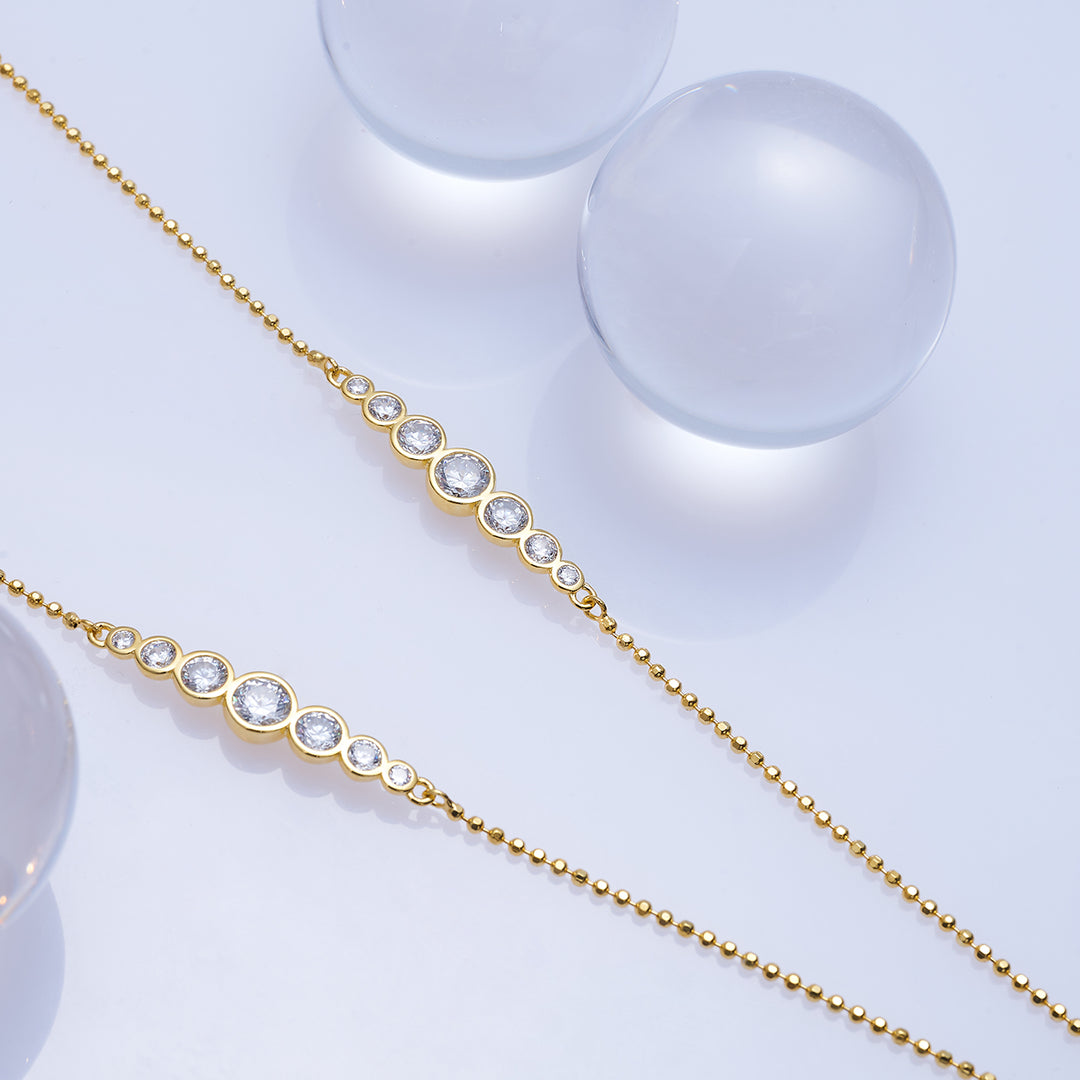 Top Grade Edison Pearl Necklace WN00646| BUBBLE - PEARLY LUSTRE