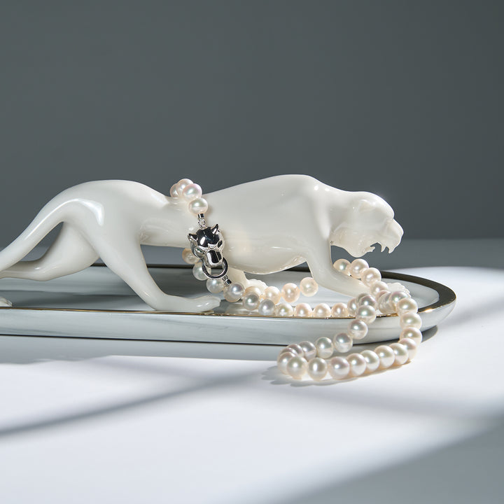 Top Lustre Freshwater Pearl Necklace WN00648 | SAFARI - PEARLY LUSTRE
