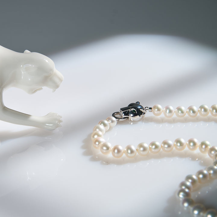 Top Lustre Freshwater Pearl Necklace WN00648 | SAFARI - PEARLY LUSTRE
