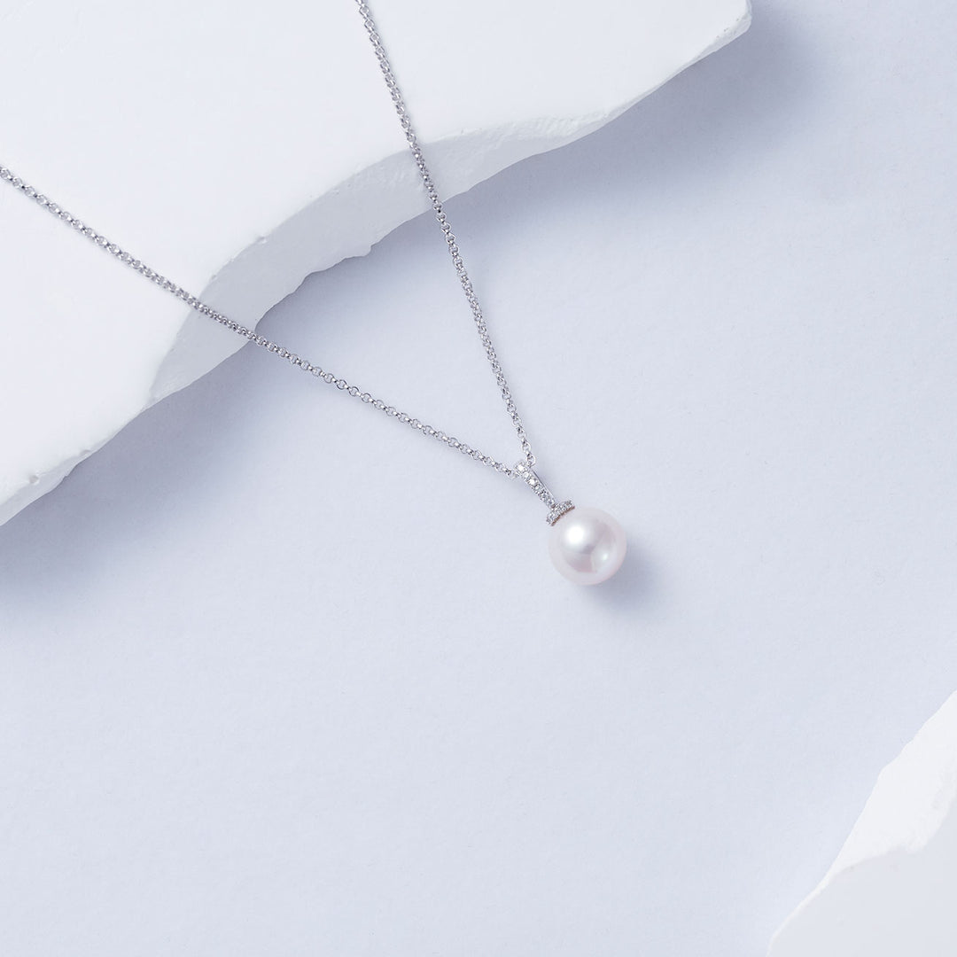 Top Grade Edison Pearl Necklace WN00653 - PEARLY LUSTRE