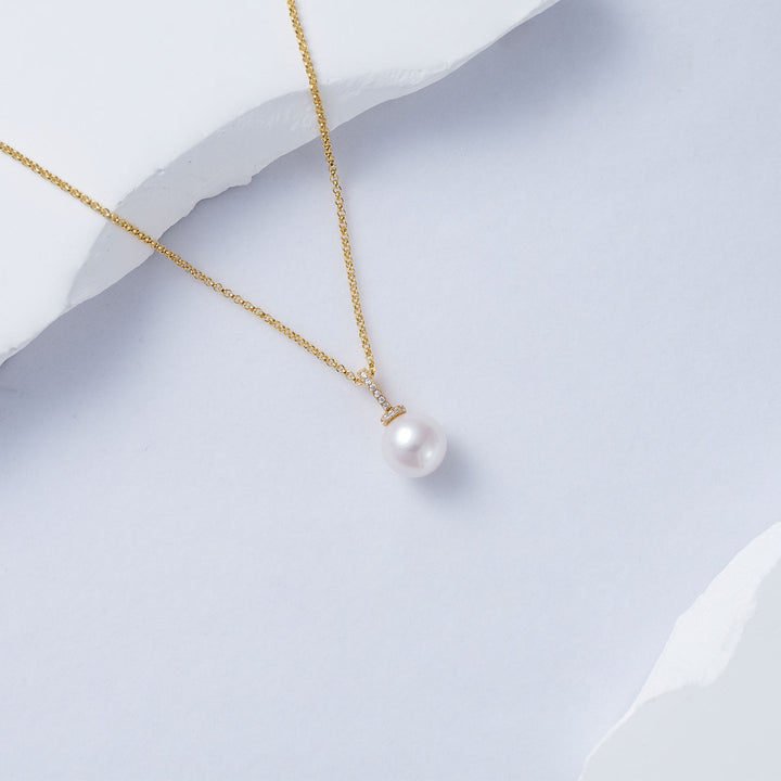 Top Grade Edison Pearl Necklace WN00654 - PEARLY LUSTRE
