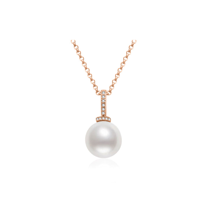 Top Grade Edison Pearl Necklace WN00655 - PEARLY LUSTRE