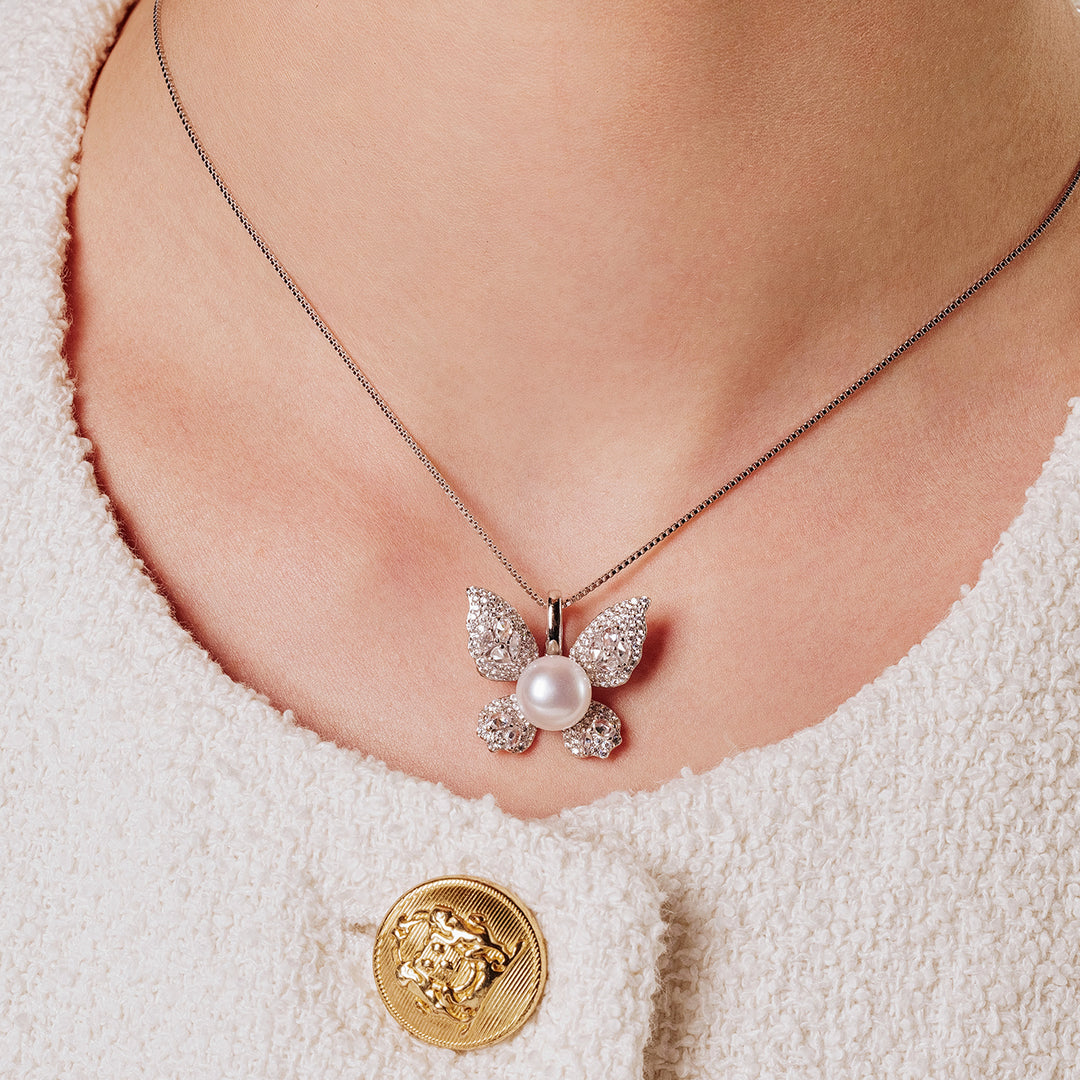 Elegant Freshwater Pearl Necklace WN00670 | GARDENS - PEARLY LUSTRE
