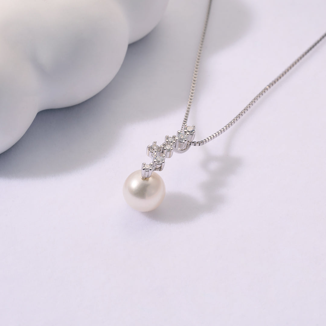New Yorker Freshwater Pearl Set WS00118 | STARRY - PEARLY LUSTRE