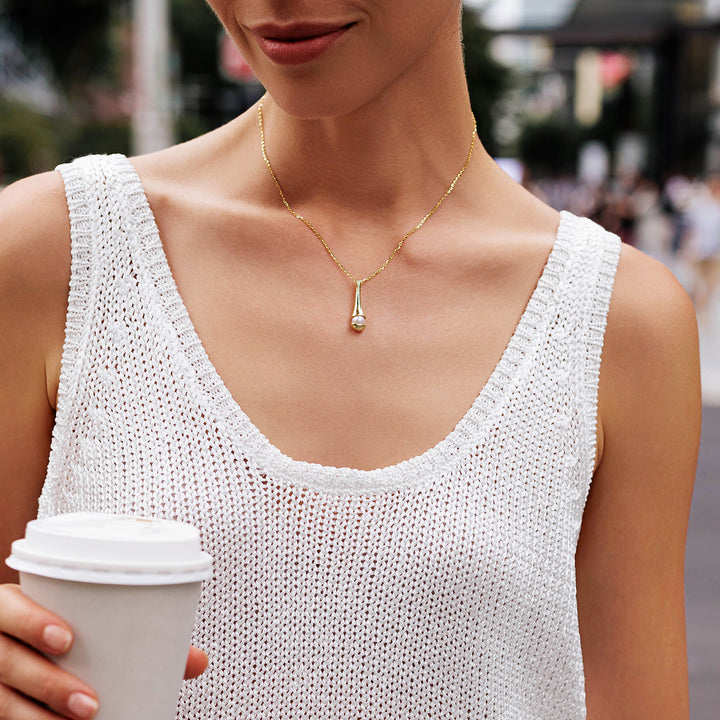 Top Grade Freshwater Pearl Necklace WN00687 | FLUID - PEARLY LUSTRE