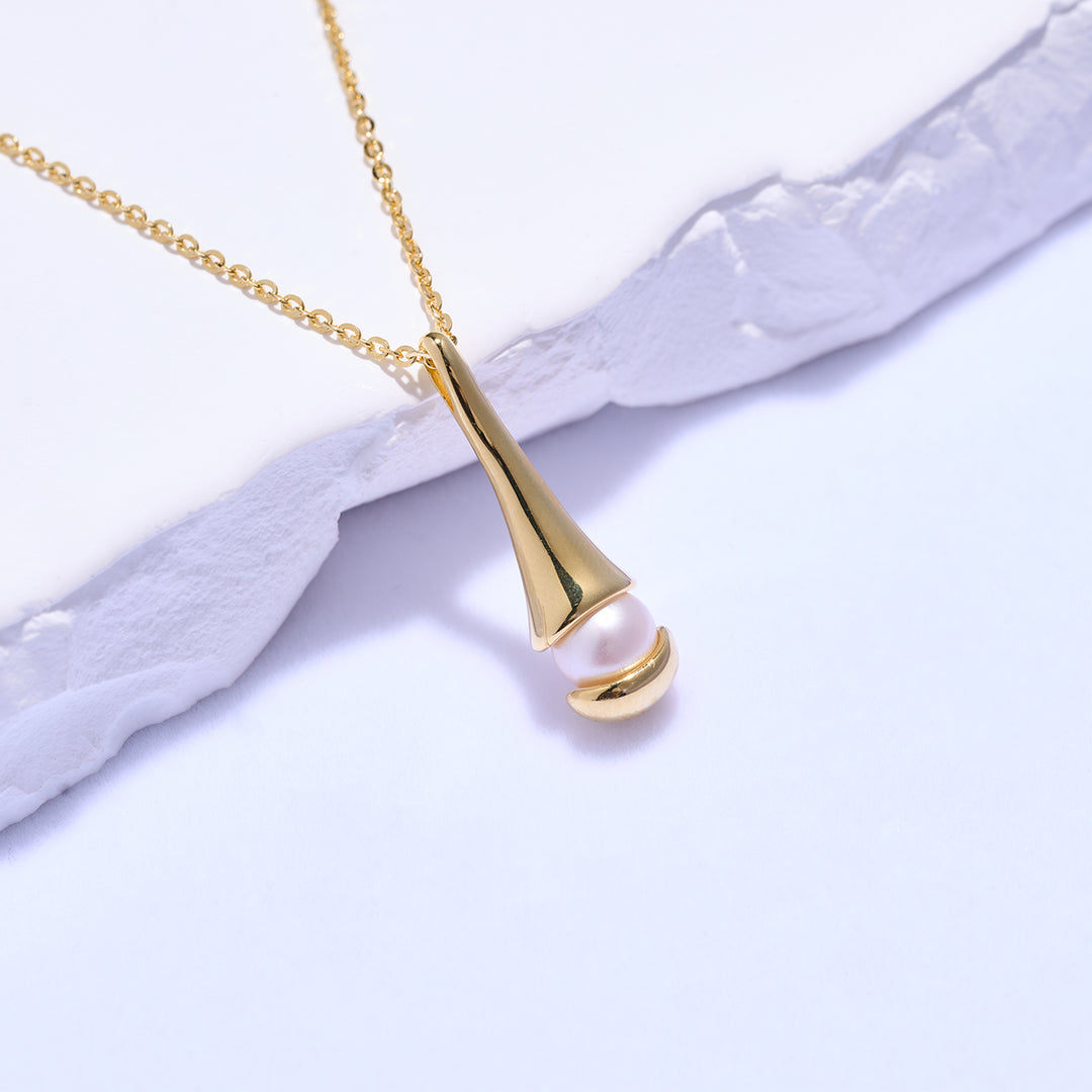 Top Grade Freshwater Pearl Necklace WN00687 | FLUID - PEARLY LUSTRE