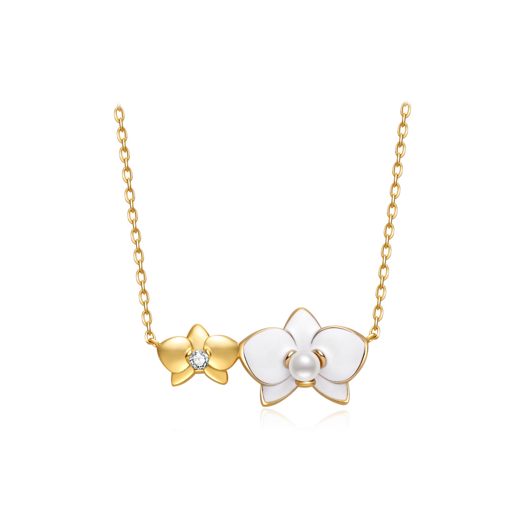 Top Grade Freshwater Pearl Necklace WN00688 | ORCHID - PEARLY LUSTRE