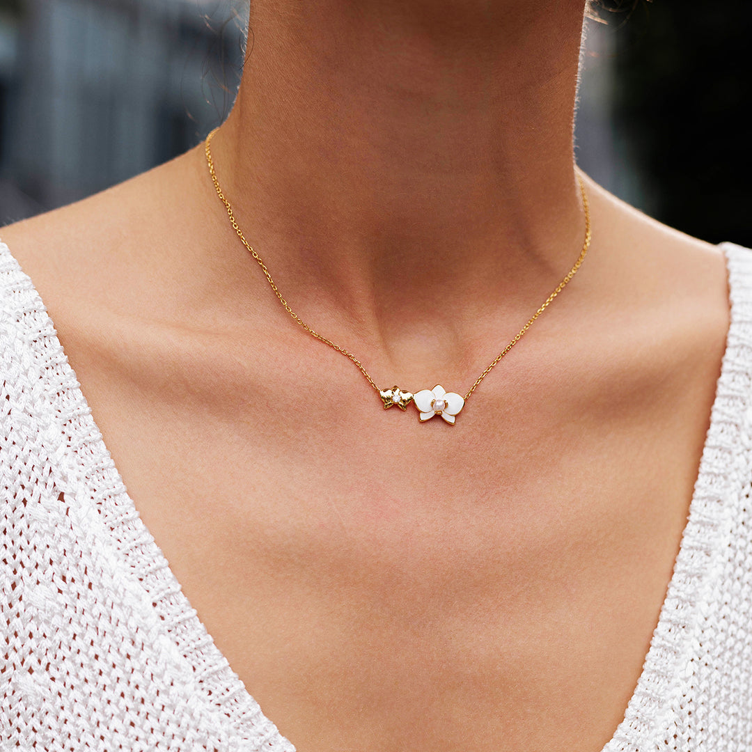 Top Grade Freshwater Pearl Set WS00121 | ORCHID - PEARLY LUSTRE
