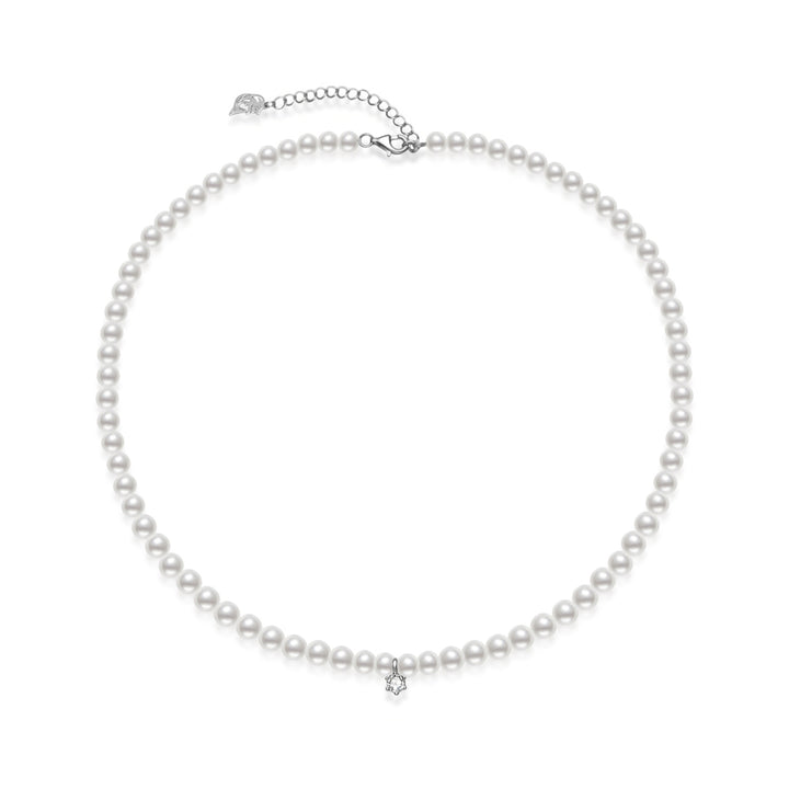 New Yorker Freshwater Pearl Necklace WN00695 - PEARLY LUSTRE