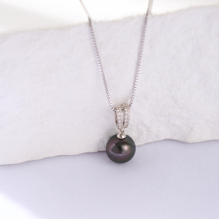 Elegant Tahitian Pearl Necklace WN00706 - PEARLY LUSTRE