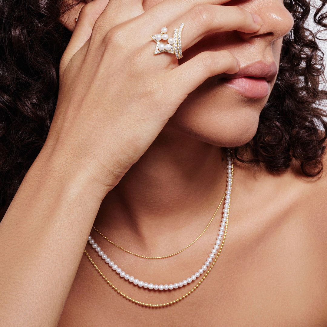 Freshwater Pearl Necklace WN00712 | Mix & Match - PEARLY LUSTRE