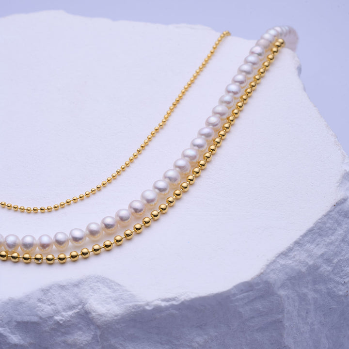 Freshwater Pearl Necklace WN00712 | Mix & Match - PEARLY LUSTRE