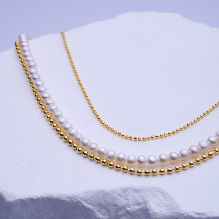 Freshwater Pearl Necklace WN00712 | Mix & Match - PEARLY LUSTRE