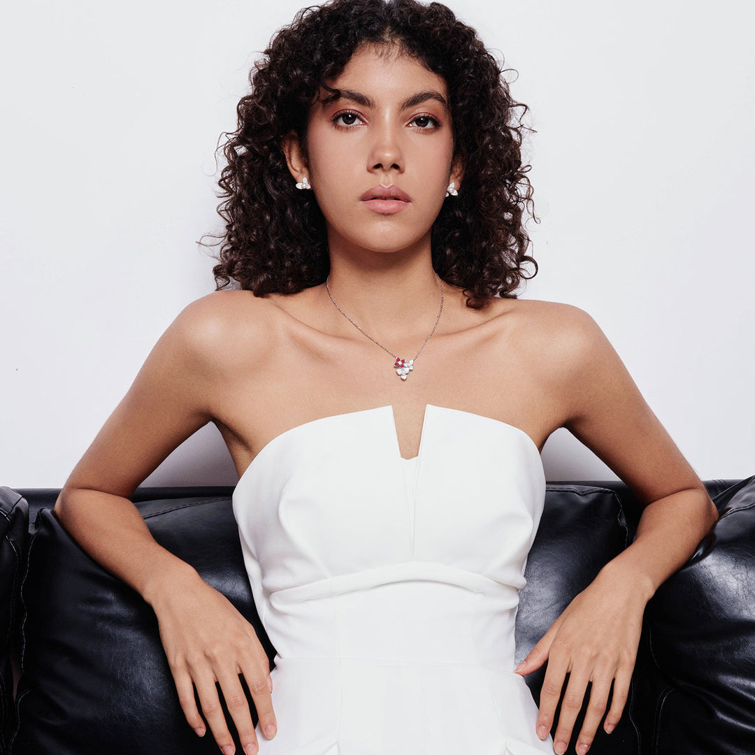 Top Grade Freshwater Pearl Earrings WE00857 | BLOOM - PEARLY LUSTRE