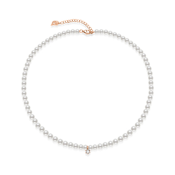 New Yorker Freshwater Pearl Necklace WN00727 - PEARLY LUSTRE