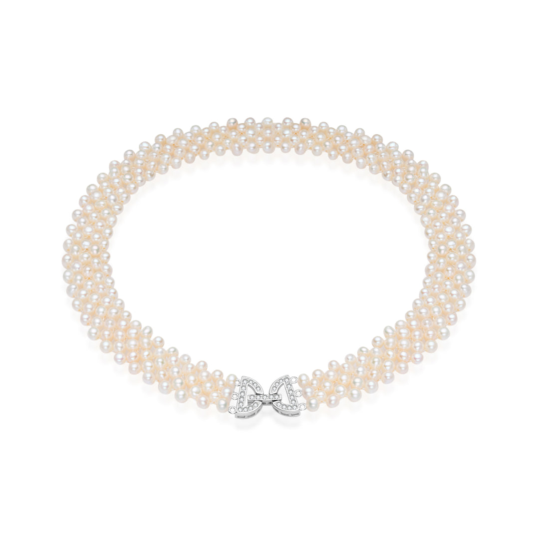 Elegant Freshwater Pearl Necklace WN00735 - PEARLY LUSTRE
