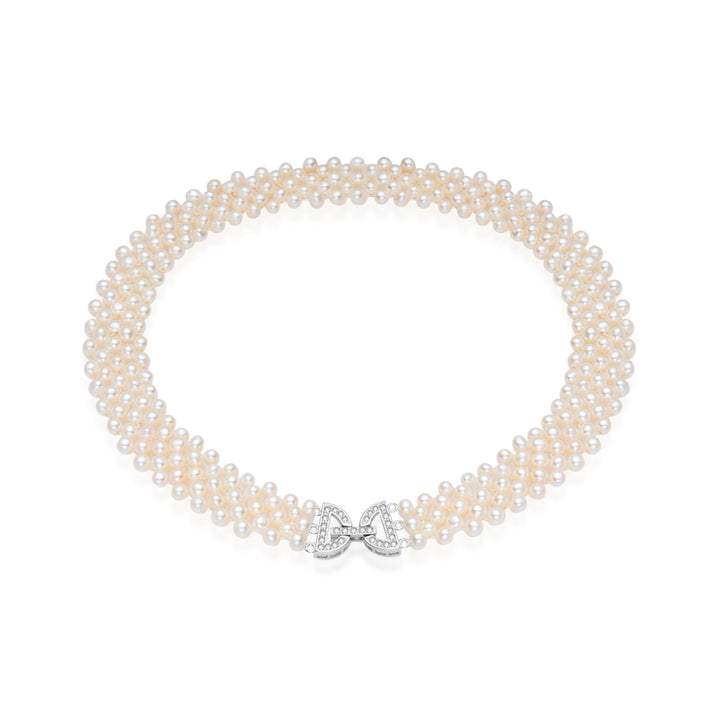Elegant Freshwater Pearl Necklace WN00735 - PEARLY LUSTRE