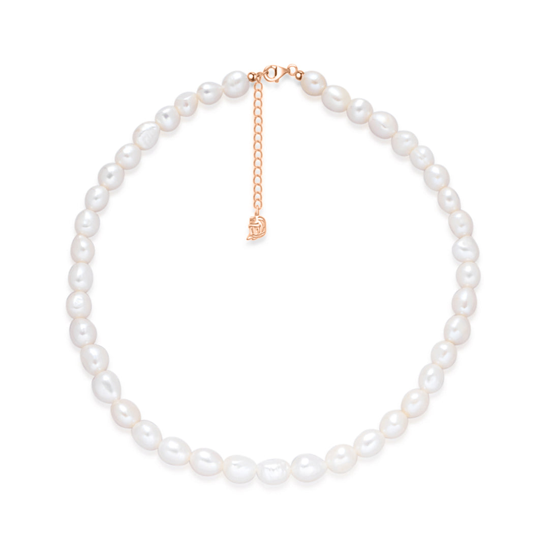 Baroque Pearl Necklace WN00751 | Rock - PEARLY LUSTRE