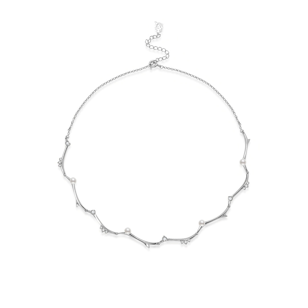 Top Grade Freshwater Pearl Necklace WN00754 | ROSE - PEARLY LUSTRE