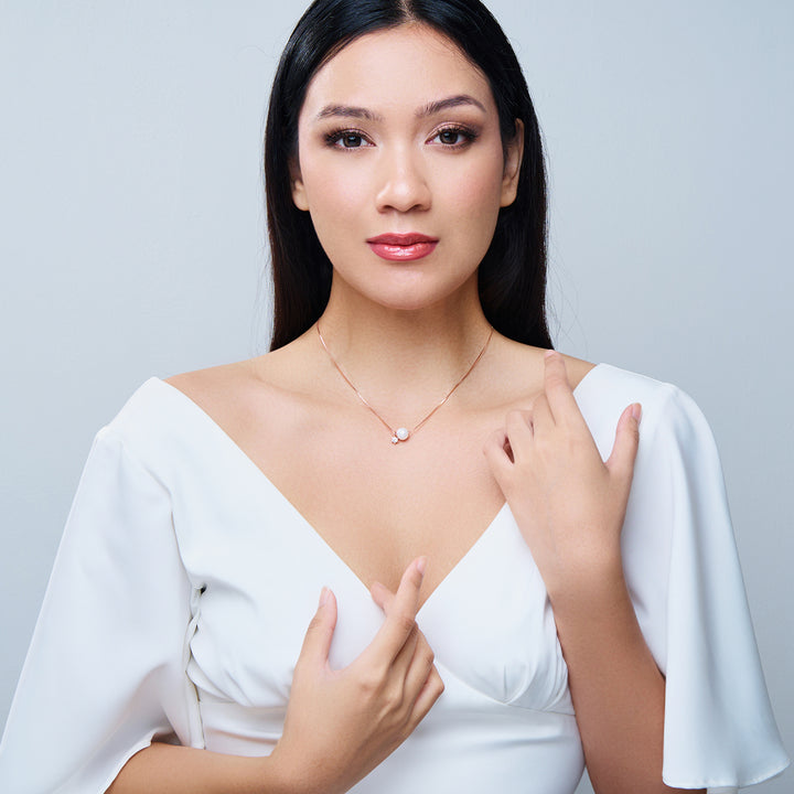 Interchangeable 8-9MM Freshwater Pearl Necklace WN00757 | POSSIBILITIES - PEARLY LUSTRE