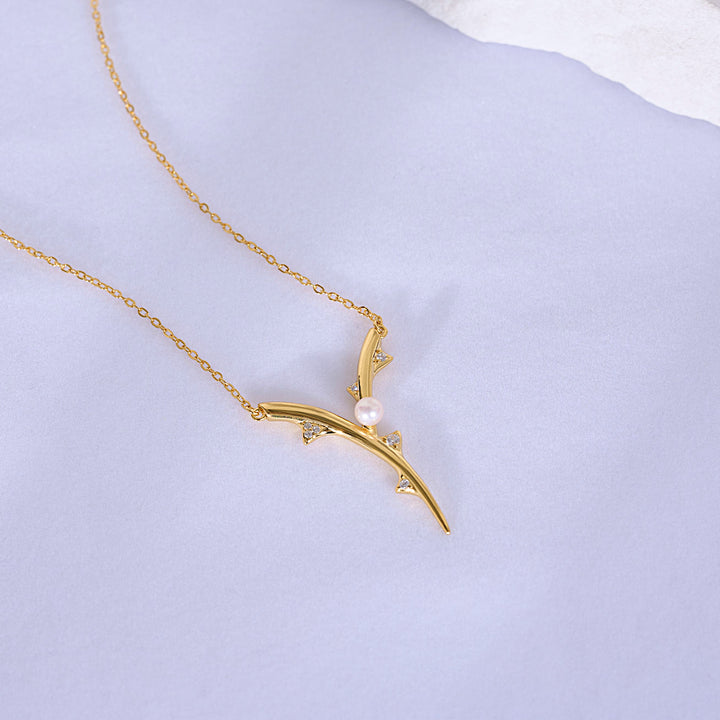 Top Grade Freshwater Pearl Necklace WN00779 | ROSE - PEARLY LUSTRE