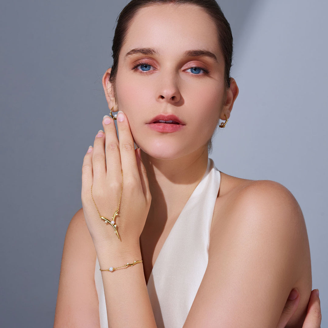 Top Grade Freshwater Pearl Necklace WN00779 | ROSE - PEARLY LUSTRE