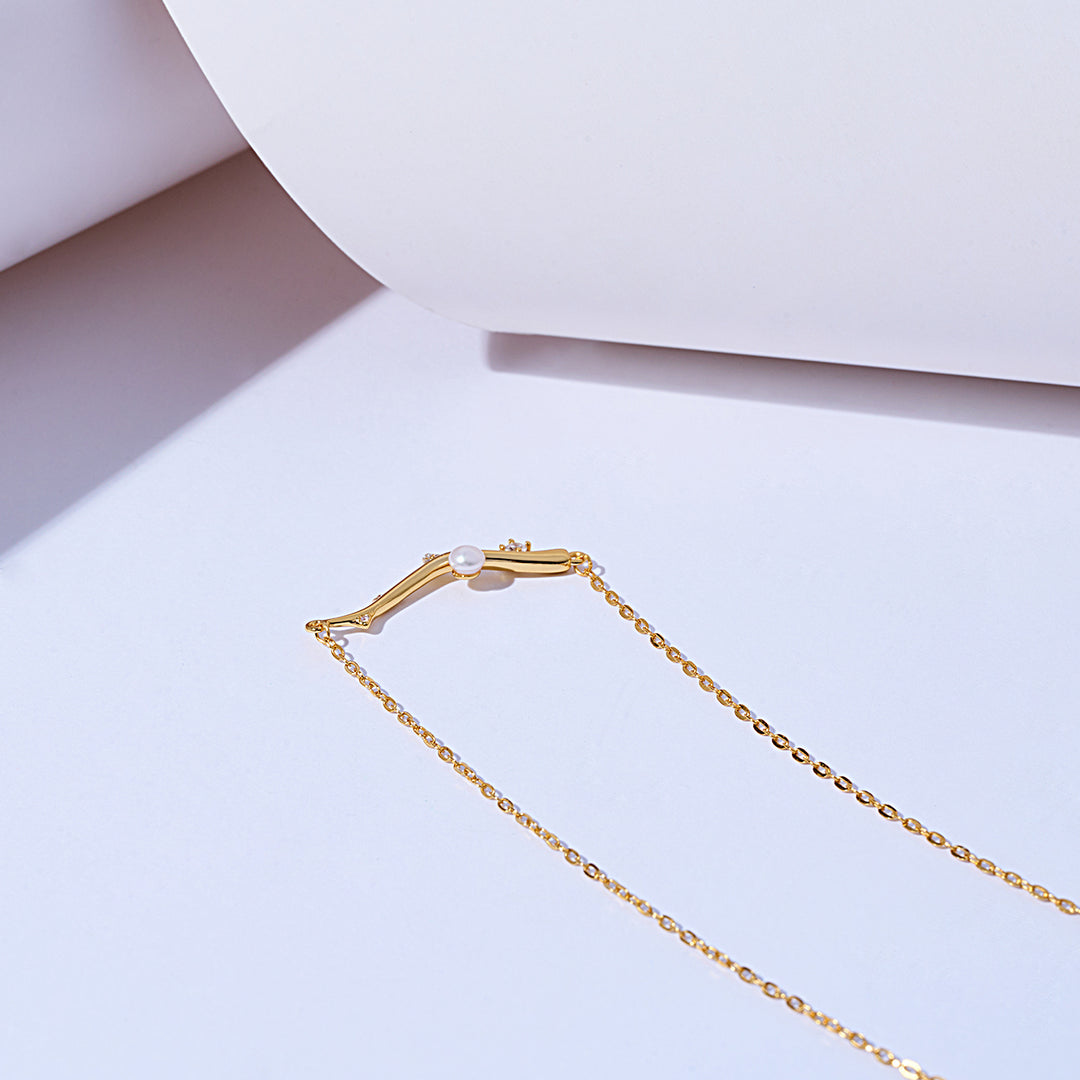 Top Grade Freshwater Pearl Necklace WN00784 | ROSE - PEARLY LUSTRE