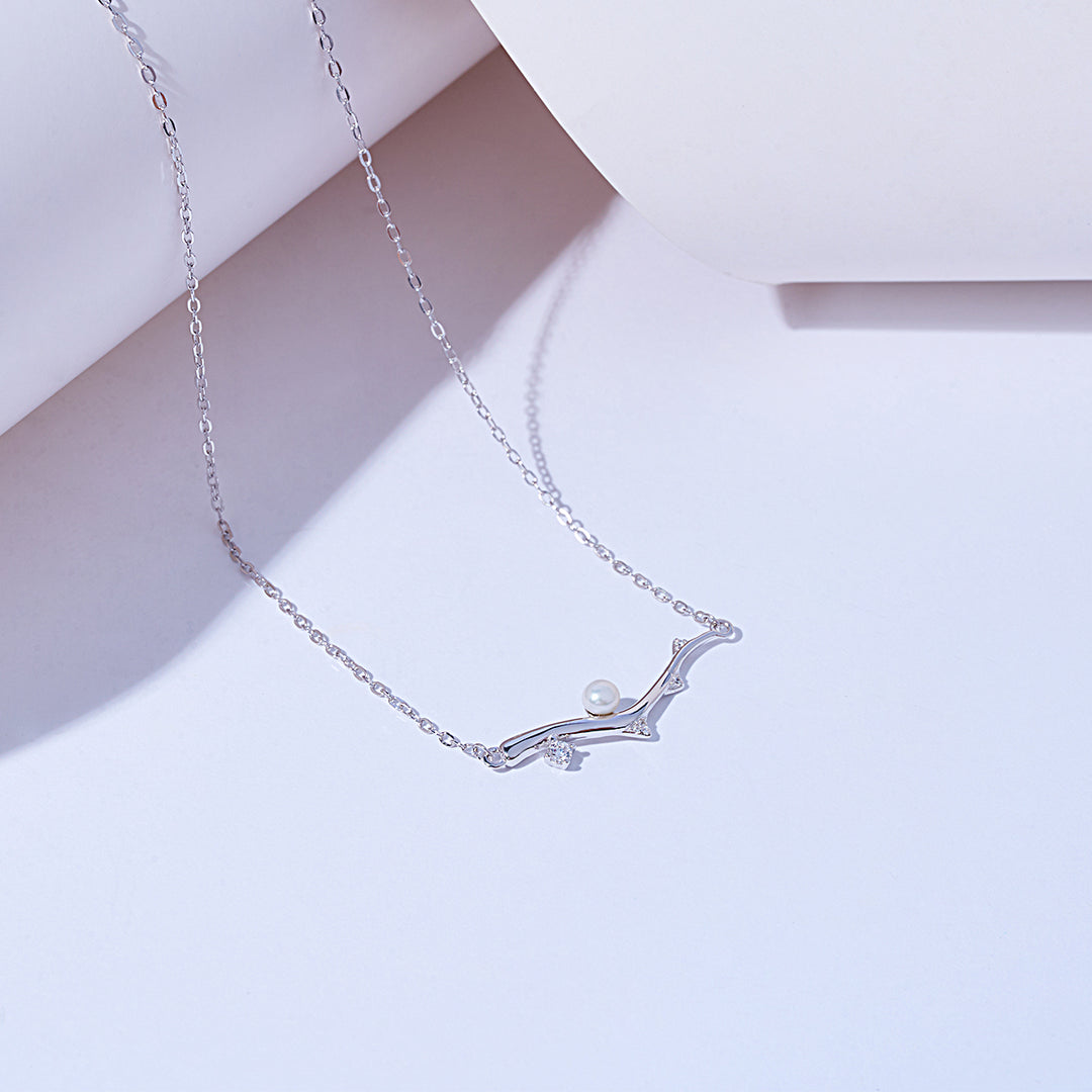 Top Grade Freshwater Pearl Necklace WN00785 | ROSE - PEARLY LUSTRE