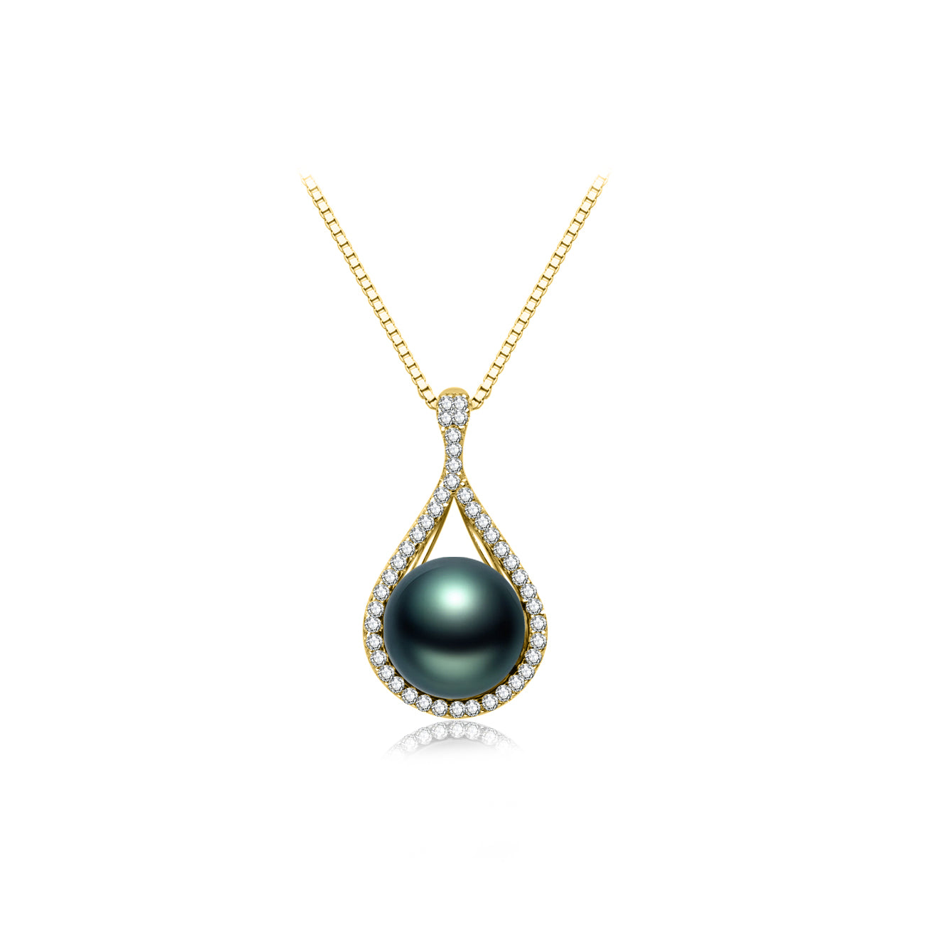 优雅的大溪地黑珍珠项链宝丽莱斯™ 珍珠首饰– PEARLY LUSTRE
