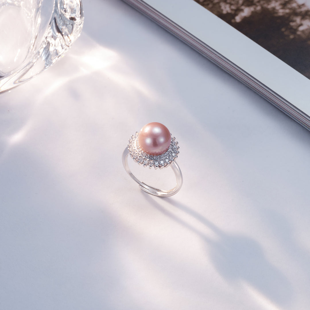 Elegant Freshwater Edison pearl  Ring WR00077 - PEARLY LUSTRE