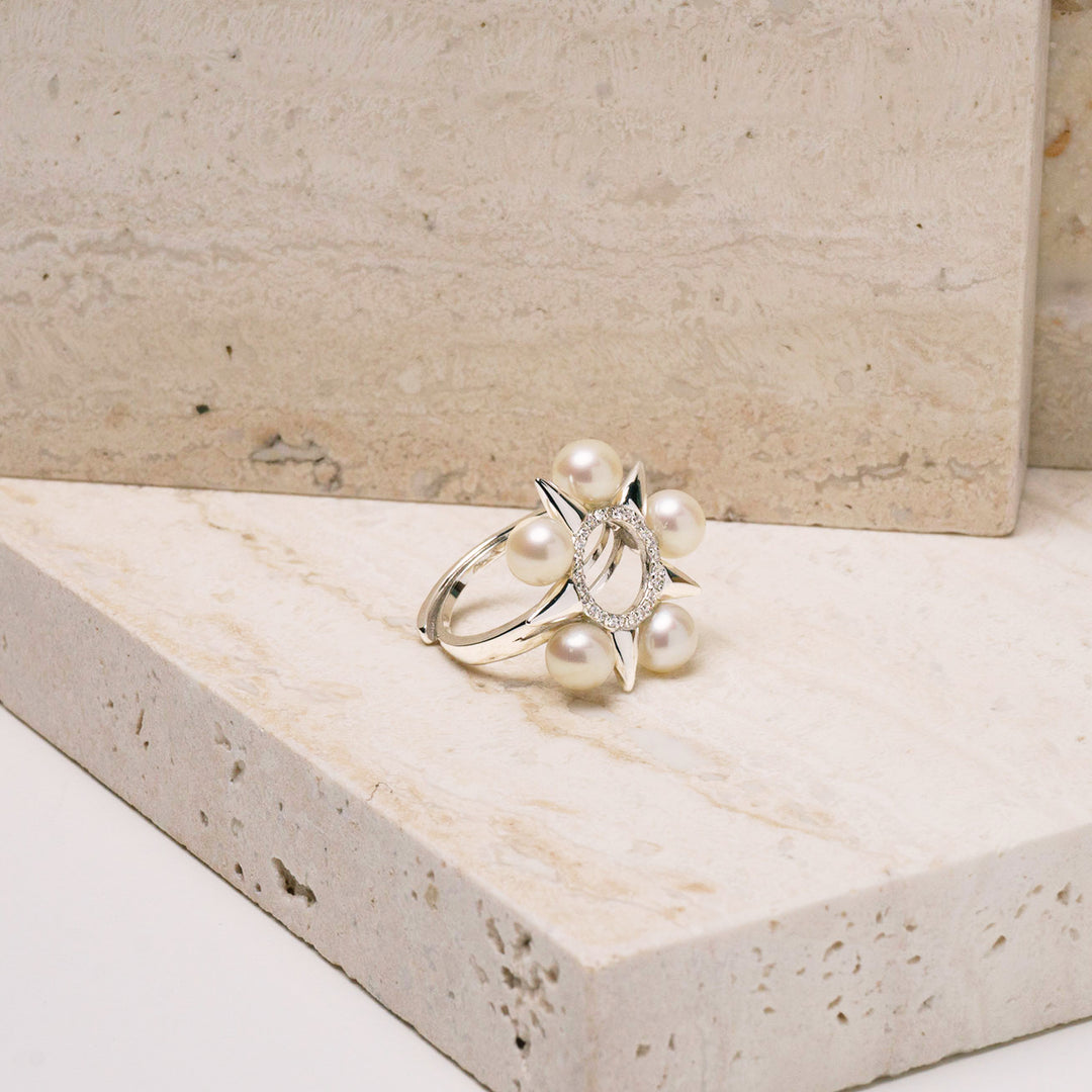 Asian Civilisations Museum Freshwater Pearl Ring WR00119 | ACM Collection - PEARLY LUSTRE