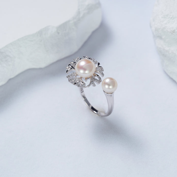 Top Grade Freshwater Pearl Rings WR00209 | GARDENS - PEARLY LUSTRE